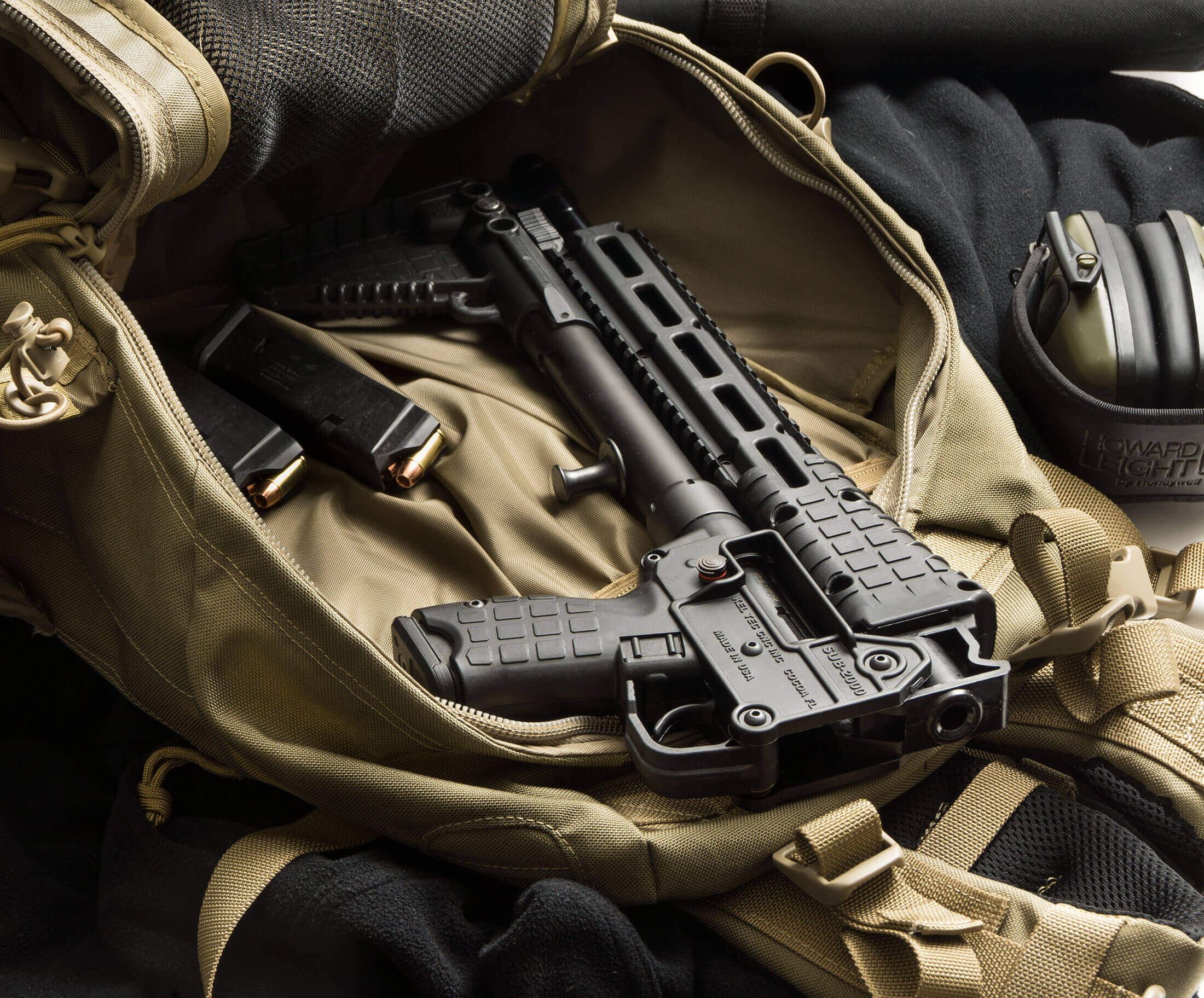 sub cqb卡宾枪:全枪180度折叠,消音枪管,这杆卡宾枪有点彪悍