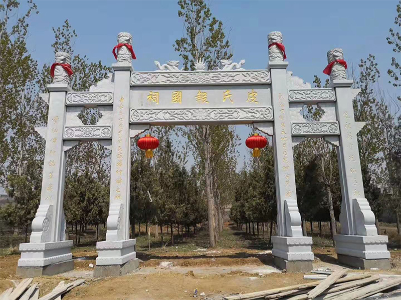 家族祠堂石牌坊怎么建造__凤凰网