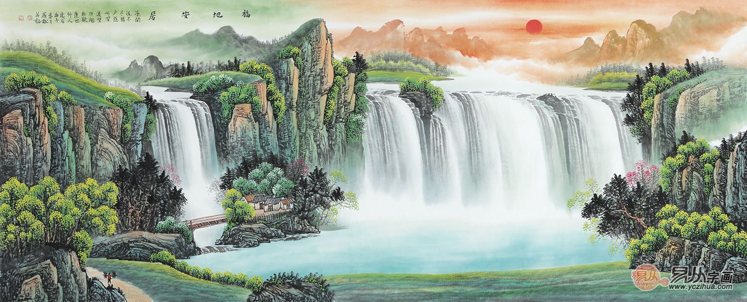 刘燕姣山水画 清新雅韵 秀美的气息扑面而来__凤凰网