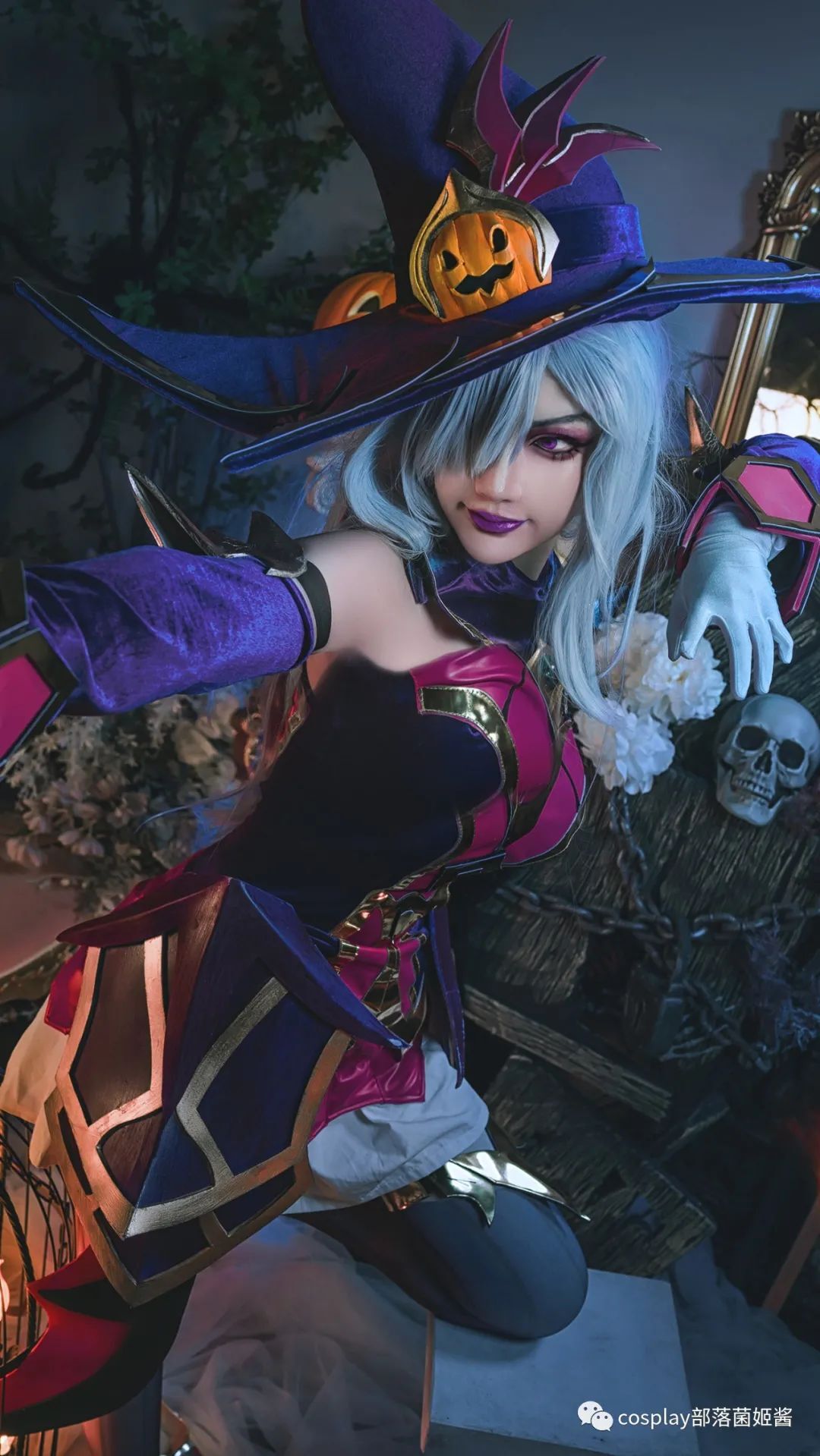 cos:英雄联盟手游魅惑女巫辛德拉cos正片@阿洛洛__凤凰网