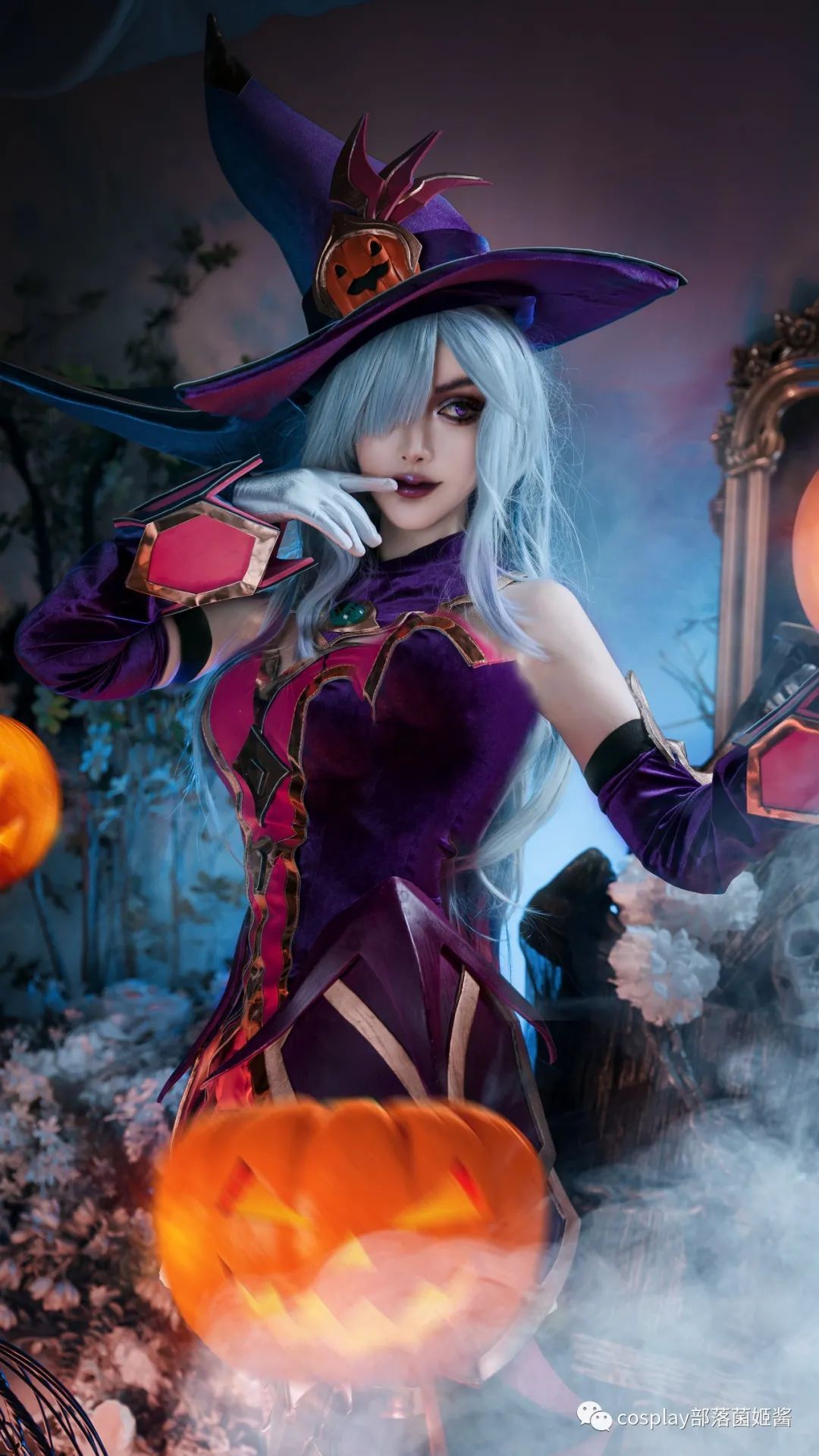 cos:英雄联盟手游魅惑女巫辛德拉cos正片@阿洛洛__凤凰网