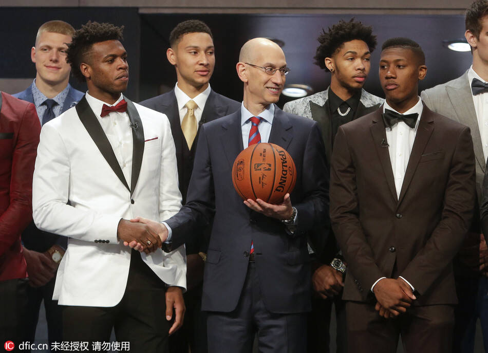 2016nba选秀-76人状元签选西蒙斯