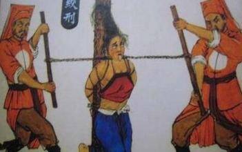 1930年代上海执行"缢首"刑现场