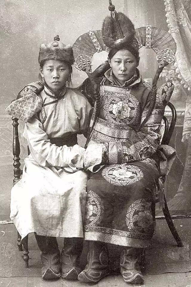 清朝末期的喀尔喀蒙古女人