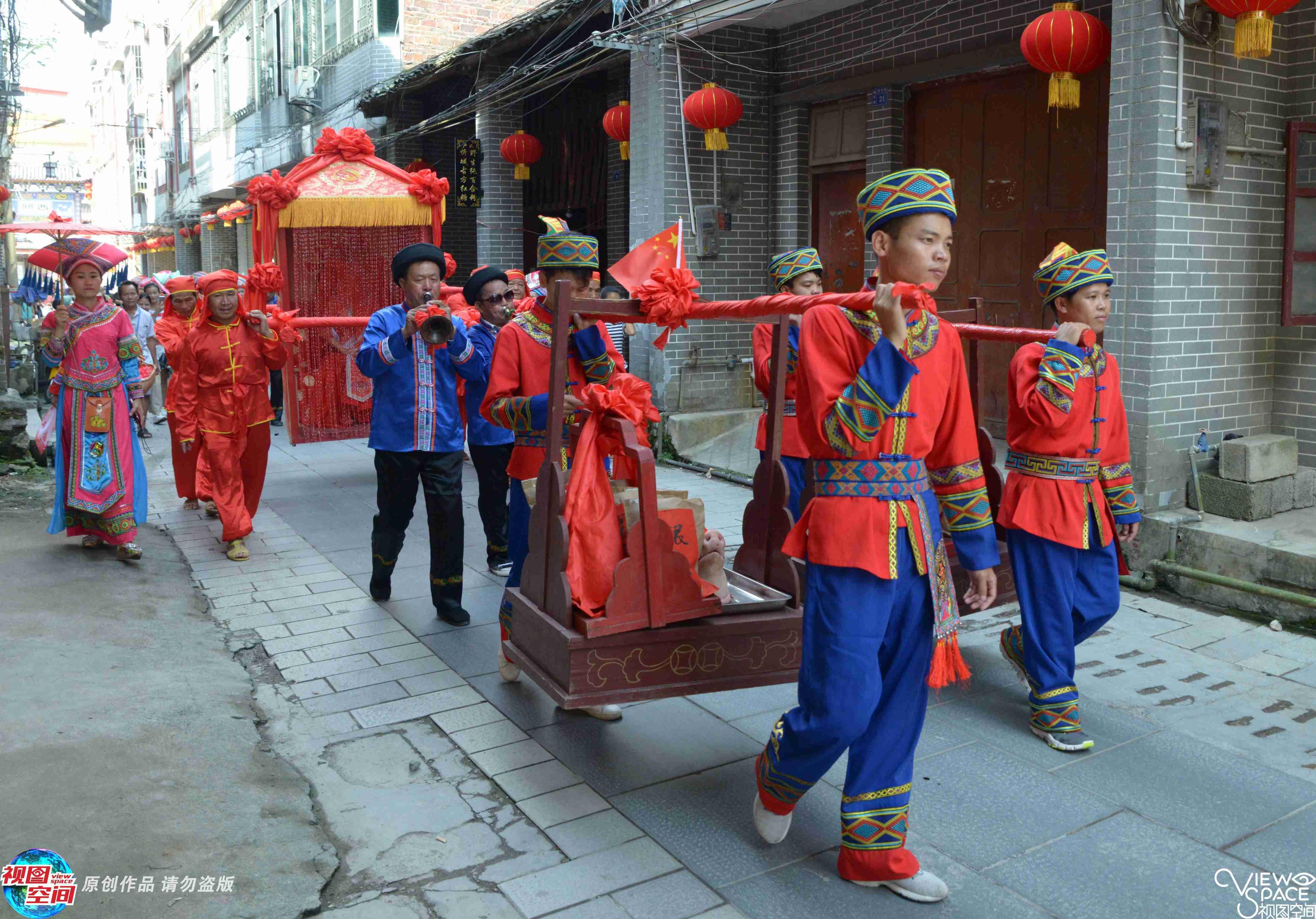 壮族服饰 婚礼图片