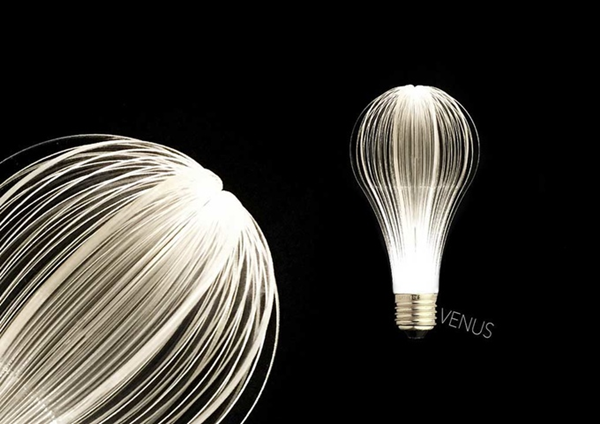 以宇宙星球为灵感的led灯泡 让人耳目一新!