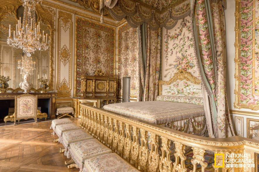 一组法国凡尔赛宫的内部画面