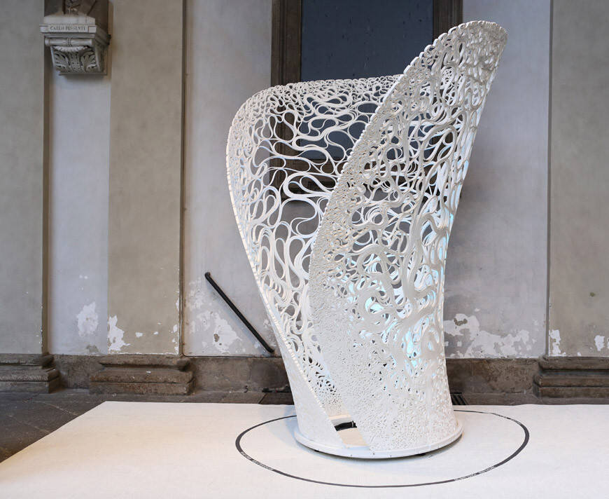 米兰设计周 3d打印雕塑缅怀艺术家