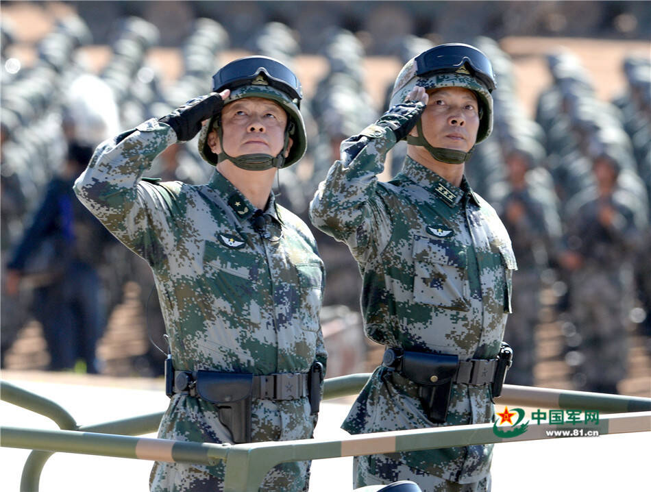 将星闪耀!一睹朱日和阅兵将军领队风采