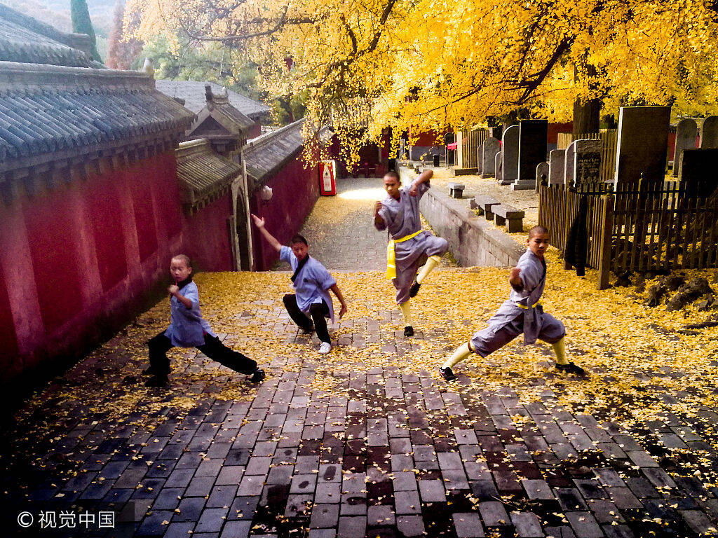 嵩山少林寺:千年古刹秋景醉人