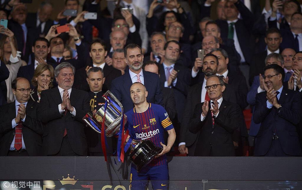 4连冠!梅西1传2射巴萨5-0国王杯夺冠