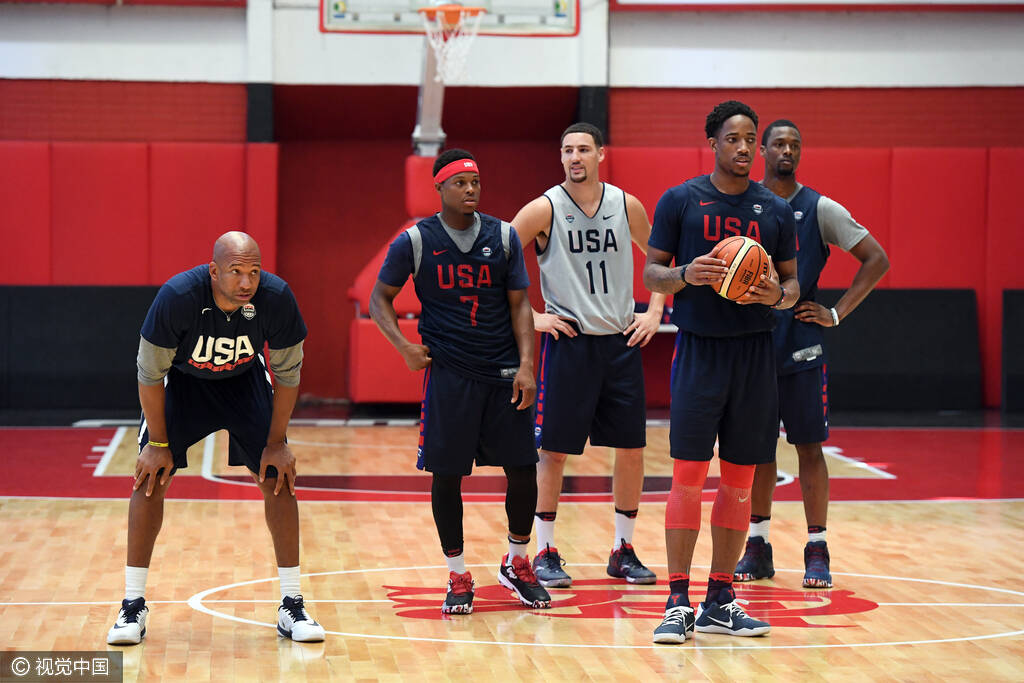 2016年8月5日,巴西里约热内卢,2016里约奥运会开幕日,美国男篮梦之队