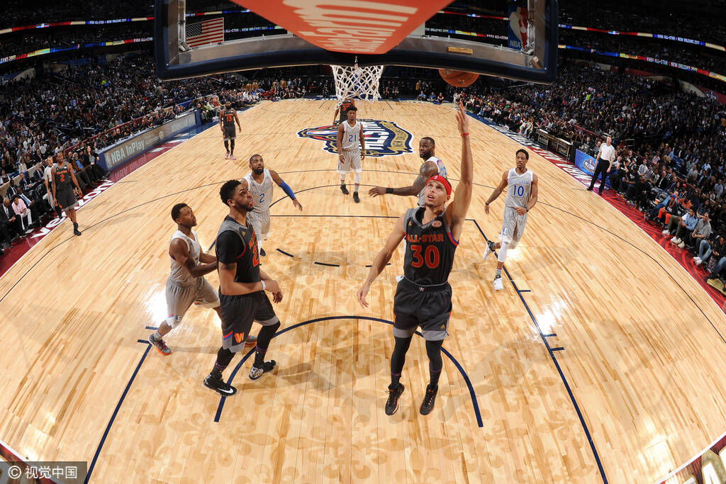 全明星赛-西部胜东部 浓眉狂砍52 10夺mvp