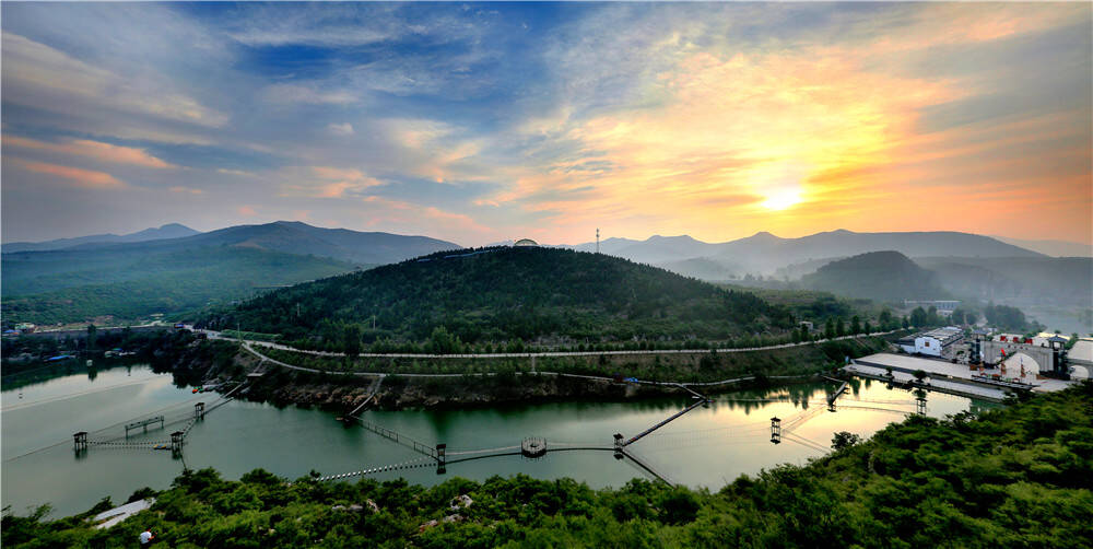 河南万泉湖风景区图片