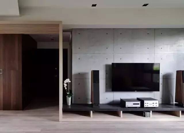 水泥电视墙,就是这么帅!