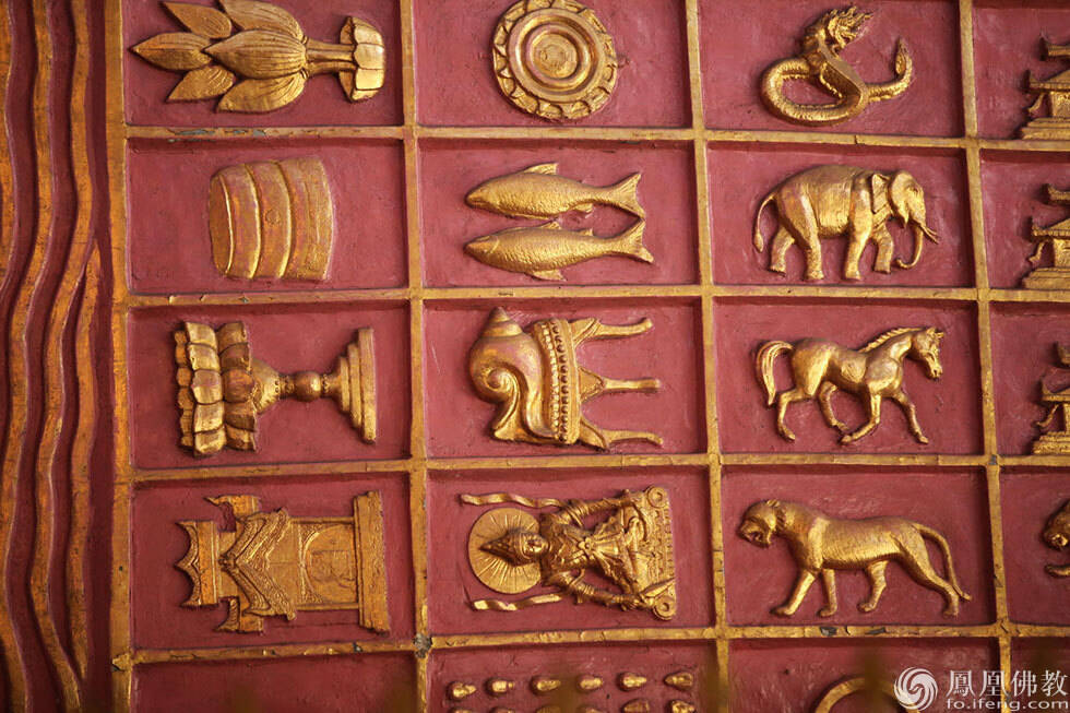 缅甸最大卧佛!脚底有108个图腾