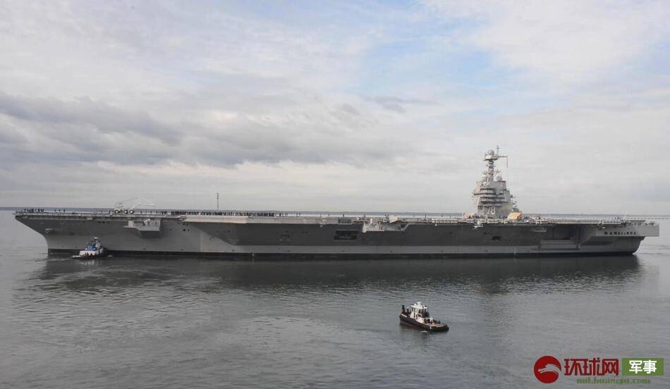 美国福特级航母二号舰下水