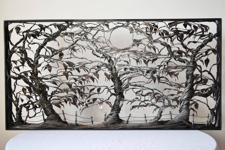 但是一些艺术家却能够使用金属丝,将其转化为各式各样的"造型"