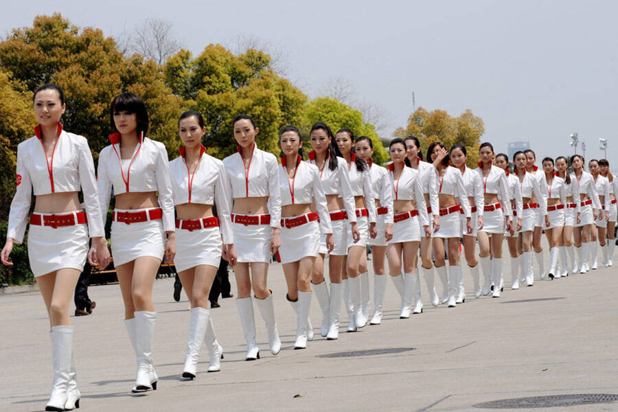 这些年 这些腿——f1中国赛的礼仪小姐