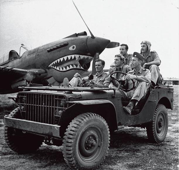 飞虎队旧照:与中国空军并肩抗击日军