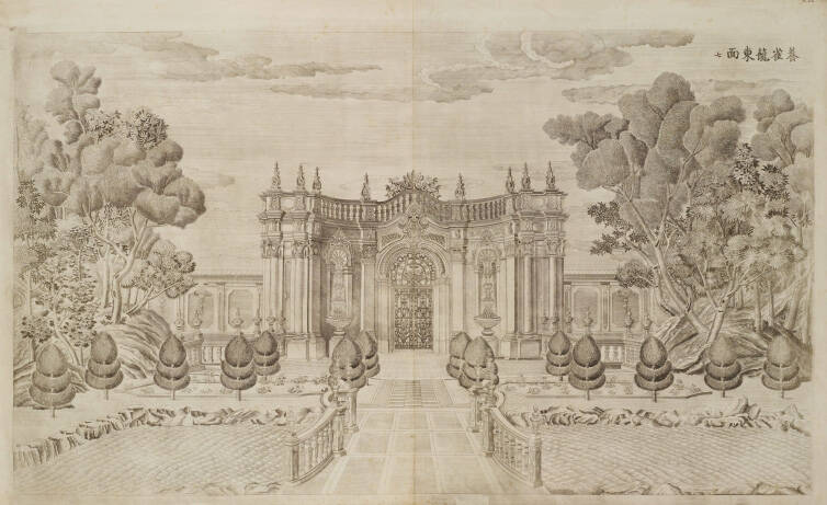 (组图)西洋楼透视图:圆明园铜版画二十幅