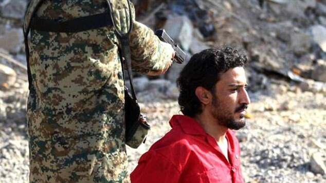 男童枪决人质画面