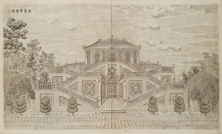 (组图)西洋楼透视图:圆明园铜版画二十幅