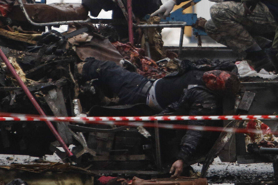 俄伏尔加格勒再遭恐袭现场照片