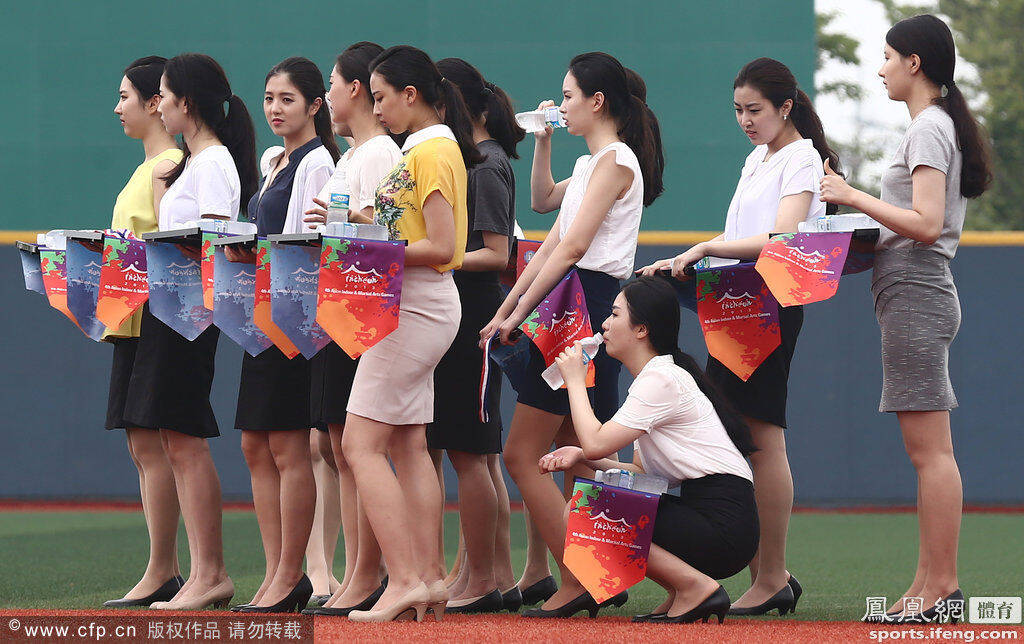 1/6 2014年8月5日,韩国仁川,2014仁川亚运会前瞻,韩国亚运礼仪小姐