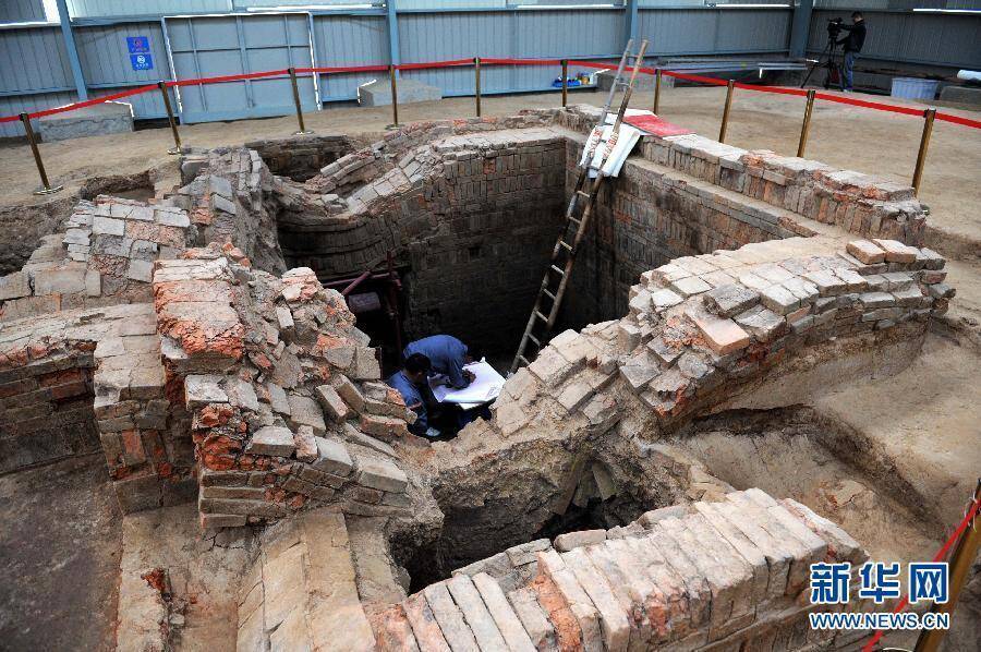 隋炀帝与萧后合葬墓确定