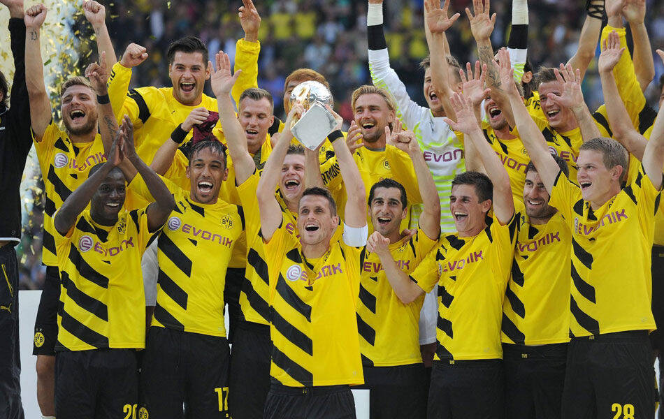 1/6 2014年德国超级杯,多特蒙德2-0胜拜仁慕尼黑卫冕成功,姆希塔良