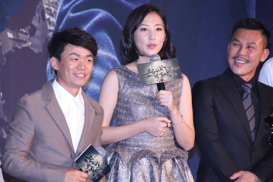导演陈德森携主演王宝强,甄子丹,杨采妮,白冰,陈思璇,释延能,纪焕博等