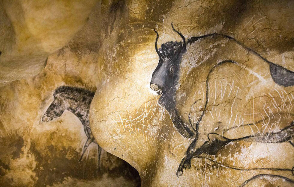 法国3.6万年前史前洞穴壁画复制品曝光 精美绝伦_手机凤凰网
