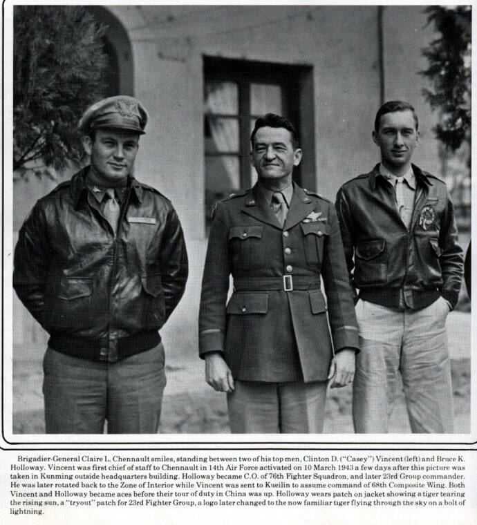 飞虎队旧照:与中国空军并肩抗击日军_手机凤凰网