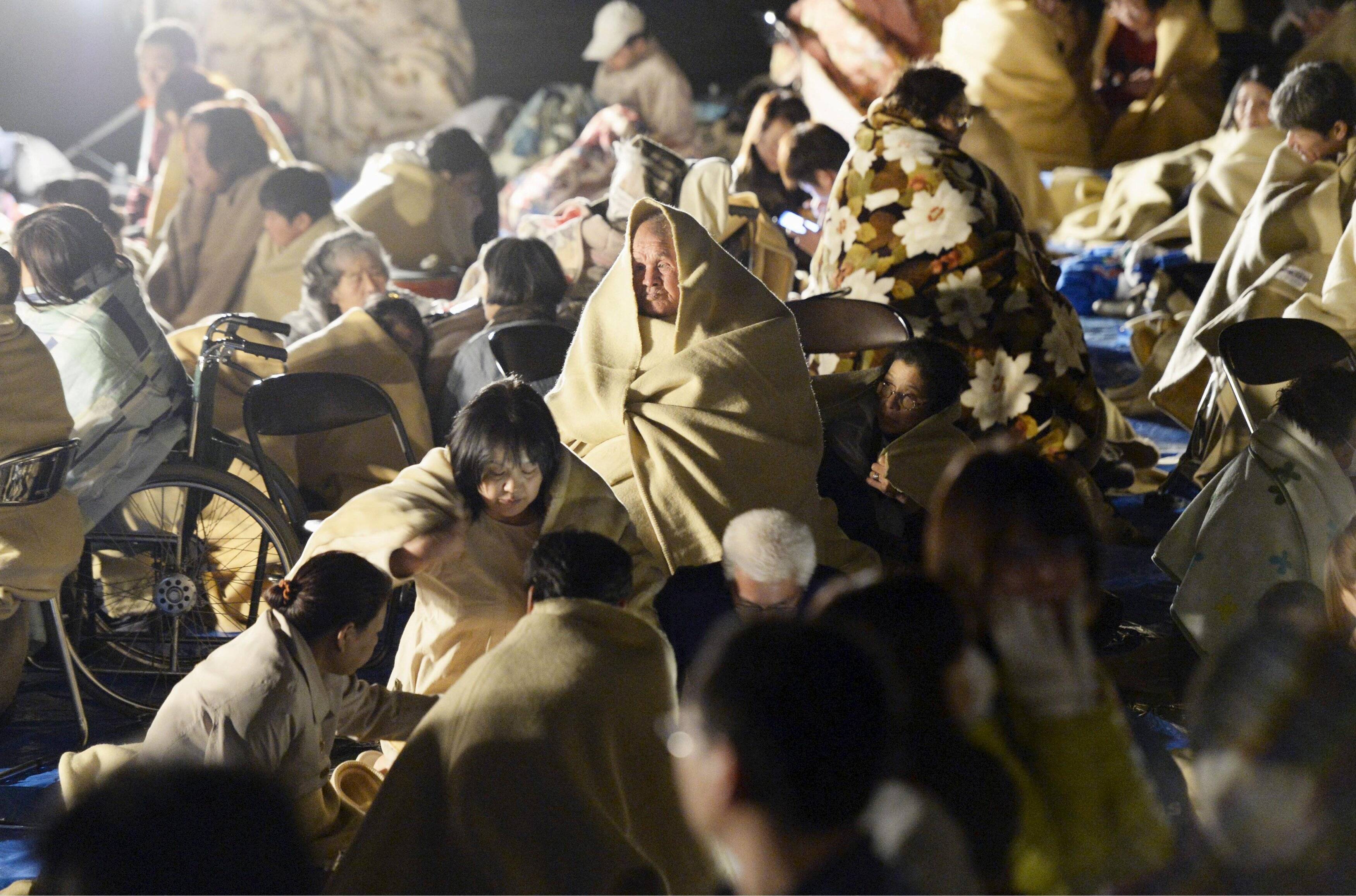 日本凌晨再次发生73级地震现场