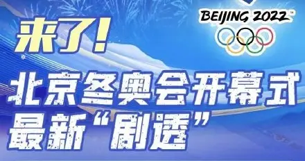 北京冬奥会开幕式有哪些看点？最新“剧透”来了！