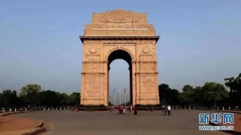 位于印度首都新德里的印度门。