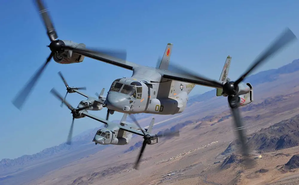 既有直升机的垂直起降能力，又有接近螺旋桨固定翼飞机的飞行速度，V-22“鱼鹰”让美国海军陆战队欲罢不能。
