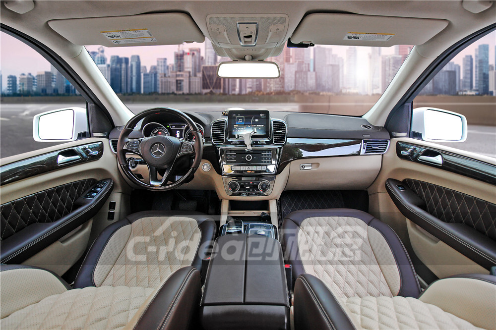 奔驰gls450内饰改装高清图细节的力量