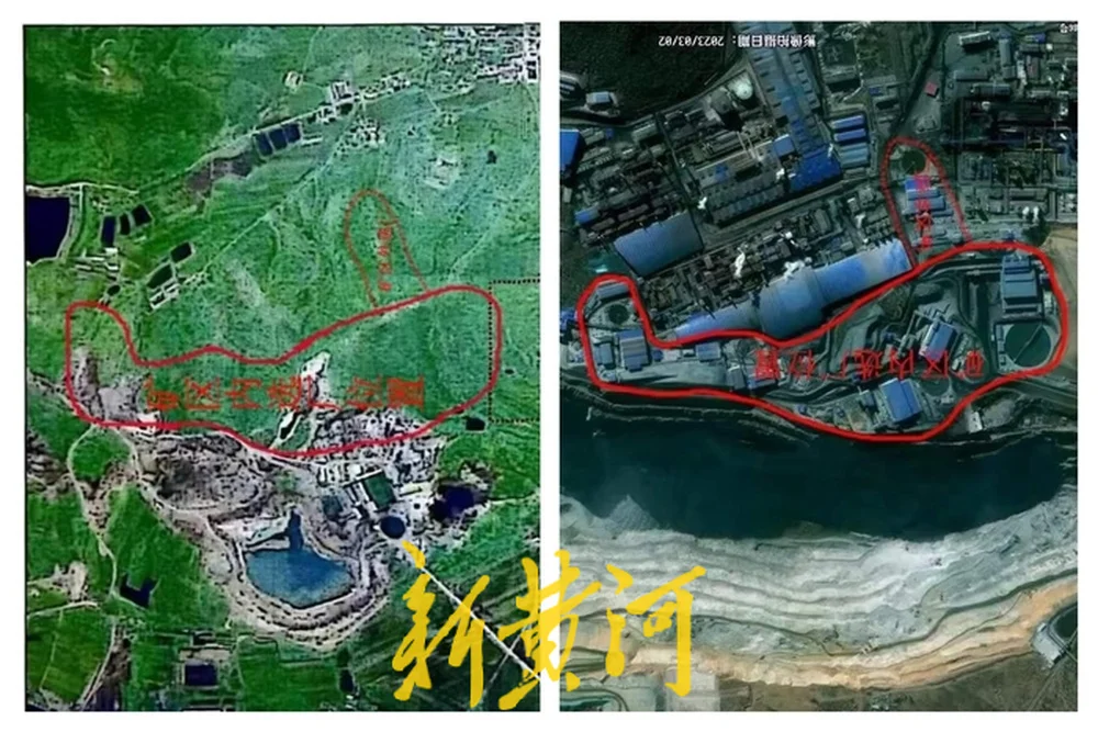 2005年和2023年卫星图对比