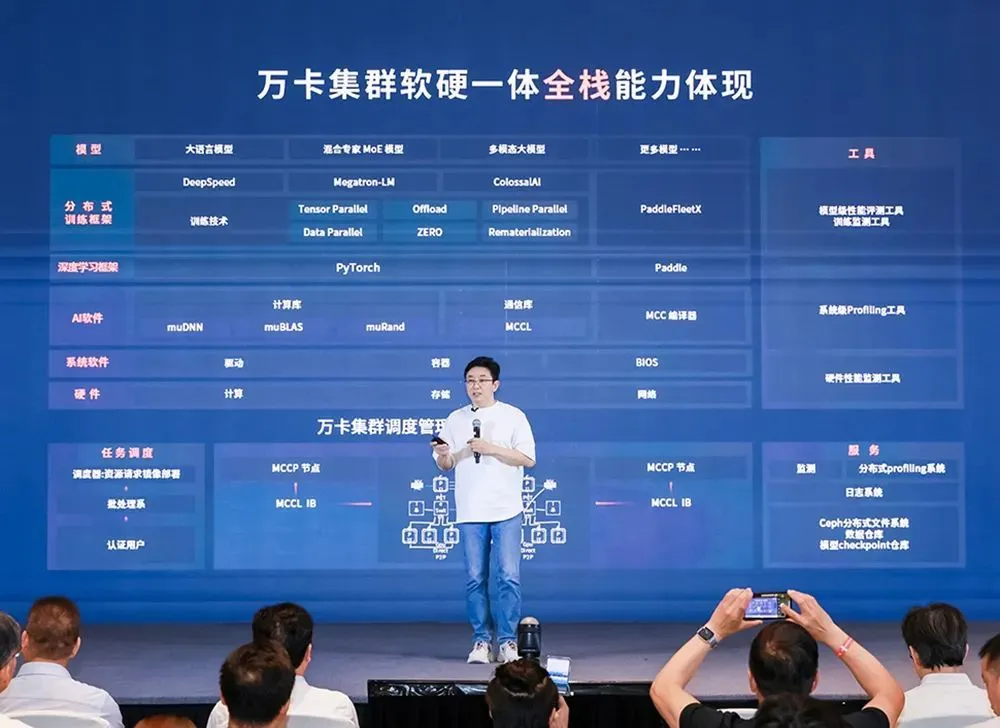 ▲摩尔线程创始人、董事长、总经理张建中