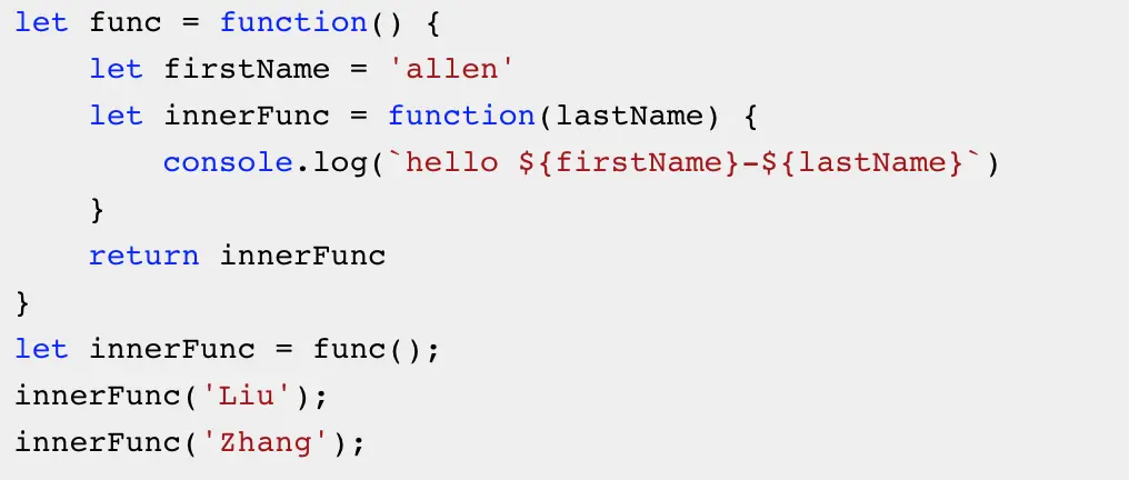 javascript中的闭包、函数的toString方法1