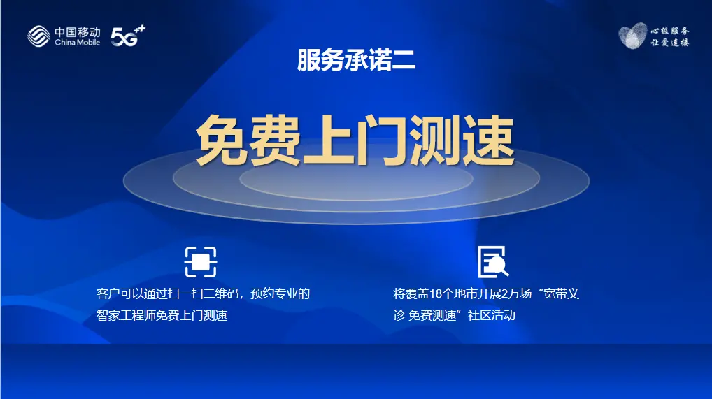 WiFi测速不达标？赔！河南移动推出宽带服务六项承诺-河南移动网速测试