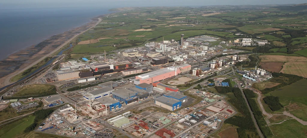 塞拉菲尔德核废料再处理厂，英国政府资料图