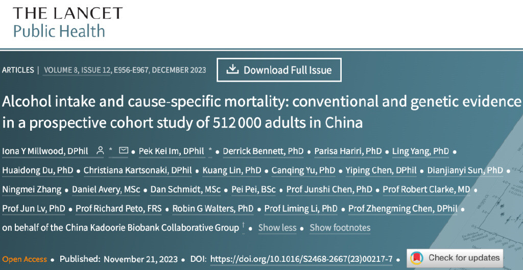 适度饮酒有益健康？不存在！51万国人研究发现：每一滴酒都有害