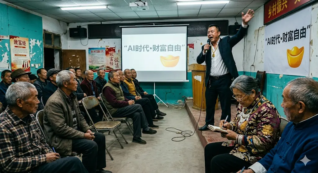 被保健品骗的那批老人，正在沉迷AI财商课