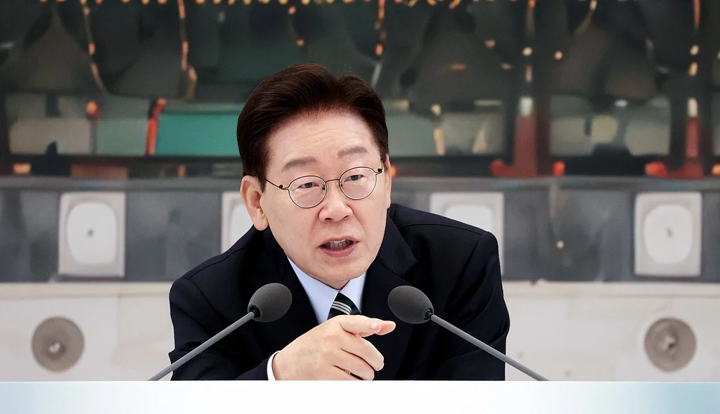 韩国总统李在明 资料图 图源:视觉中国