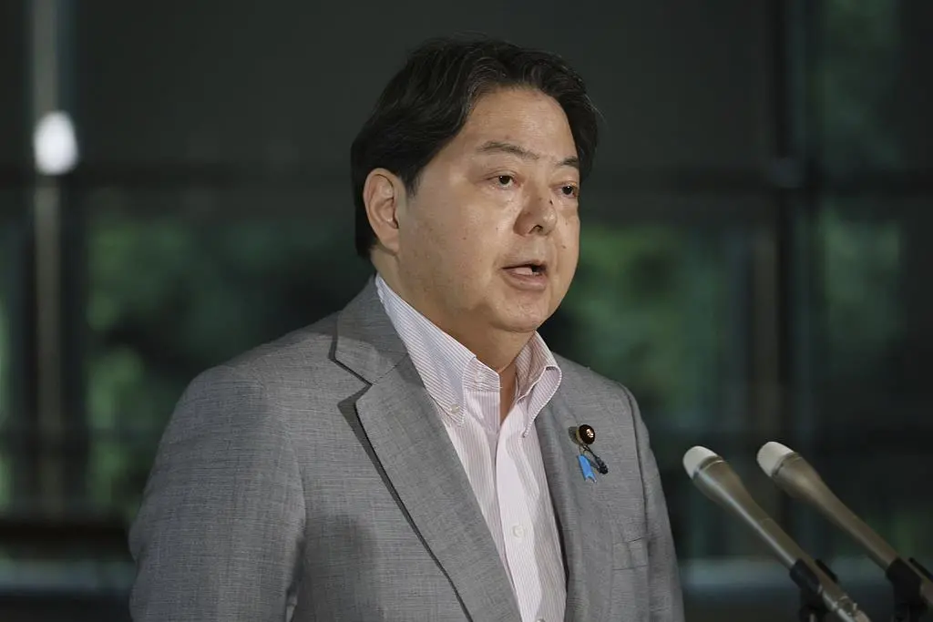 日本内阁官房长官林芳正宣布参选自民党总裁