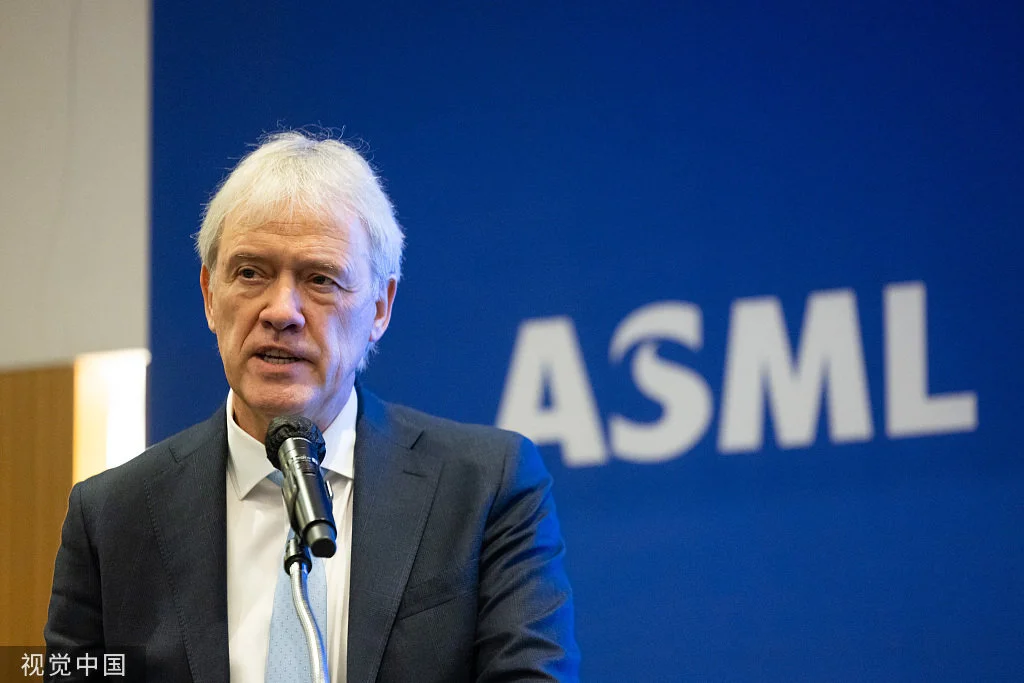 阿斯麦首席执行官温宁克。（视觉中国）