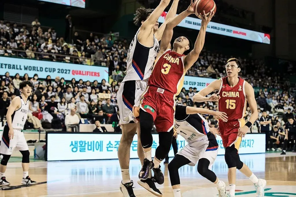 中国男篮连负韩国，创两大耻辱纪录